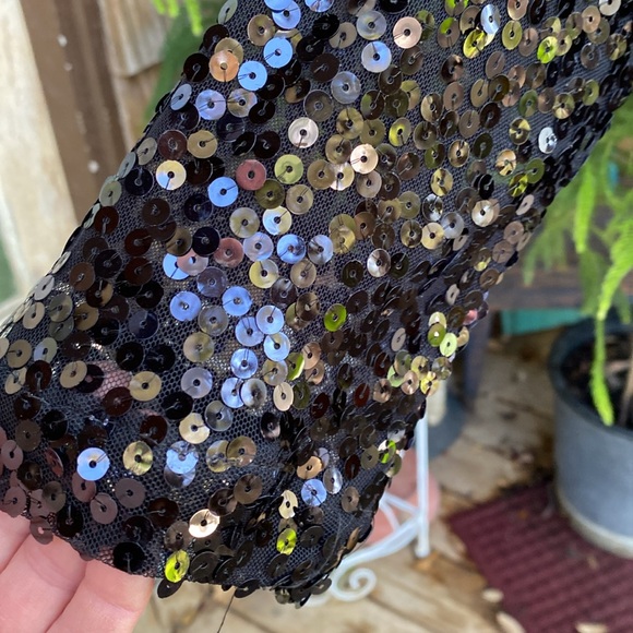 NWT CHICO’S Glitz it Up Tie Front Jacket SZ 3 - Picture 4 of 8